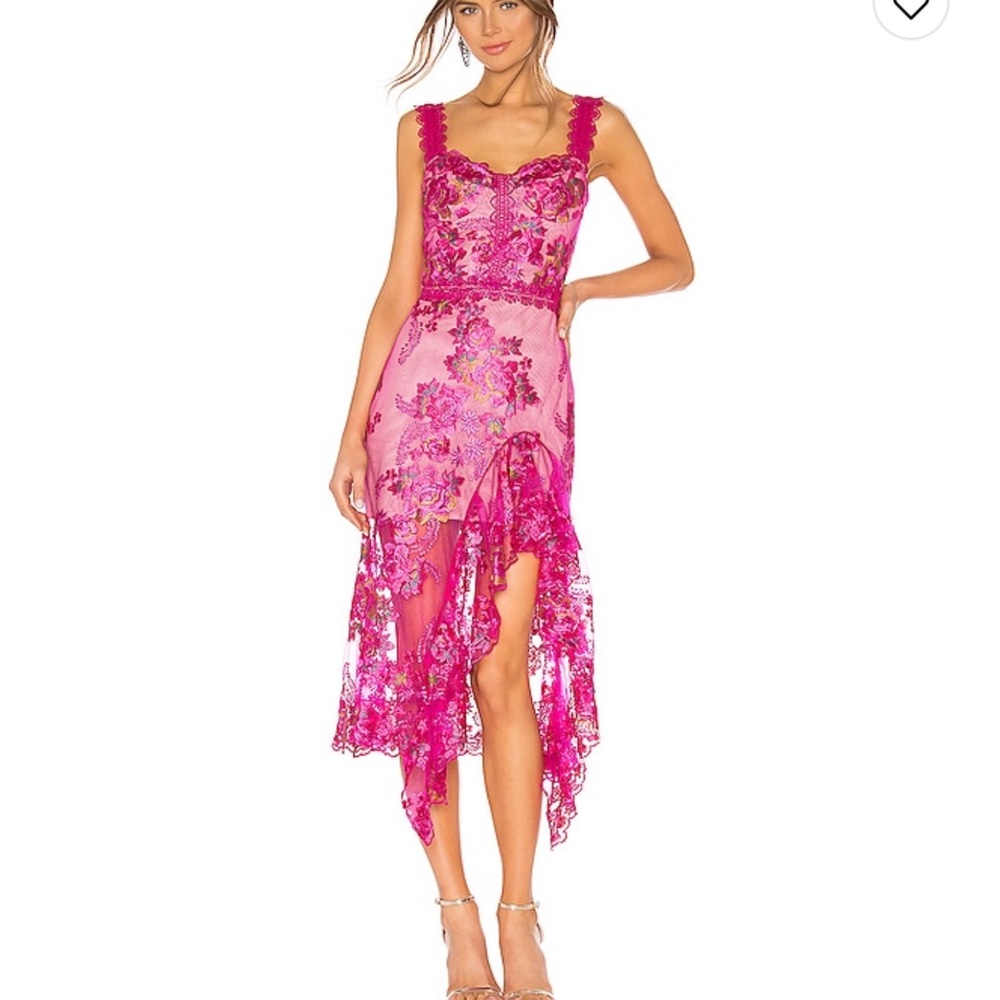 Eva Midi Dress in Fuchsia
Bronx and Banco